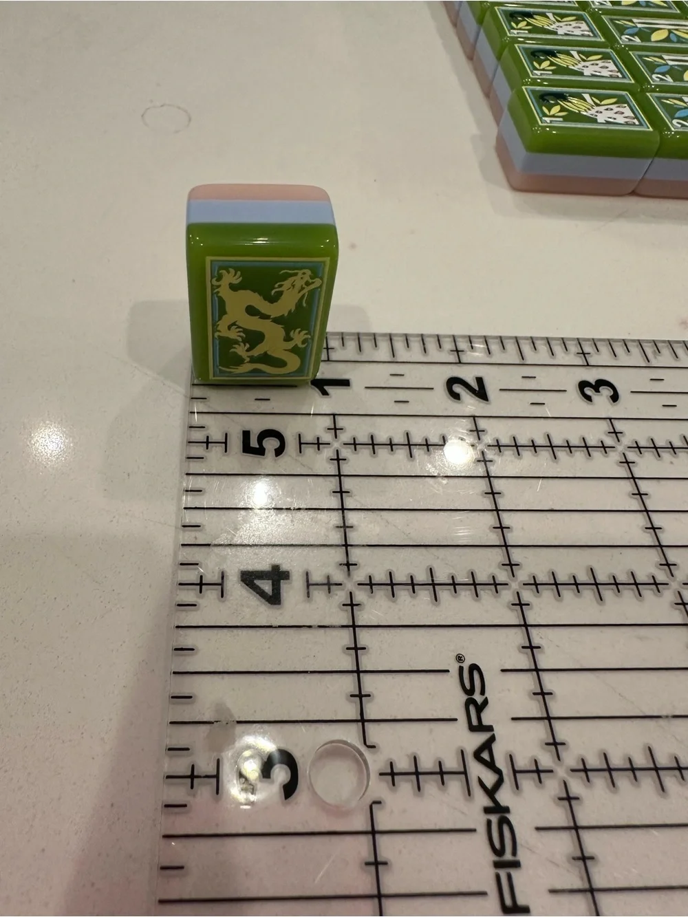 Green Mahjong Tile Set - Classic Home Game - Picture 9 of 10
